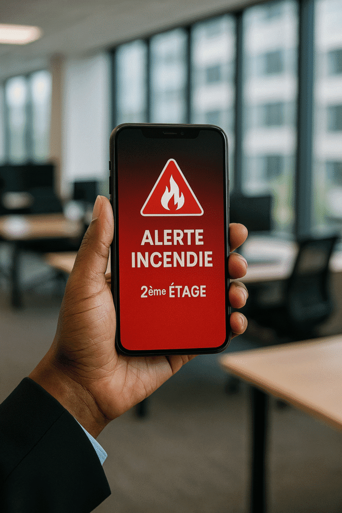 Installation d’une alarme incendie type 4 en open-space lyonnais