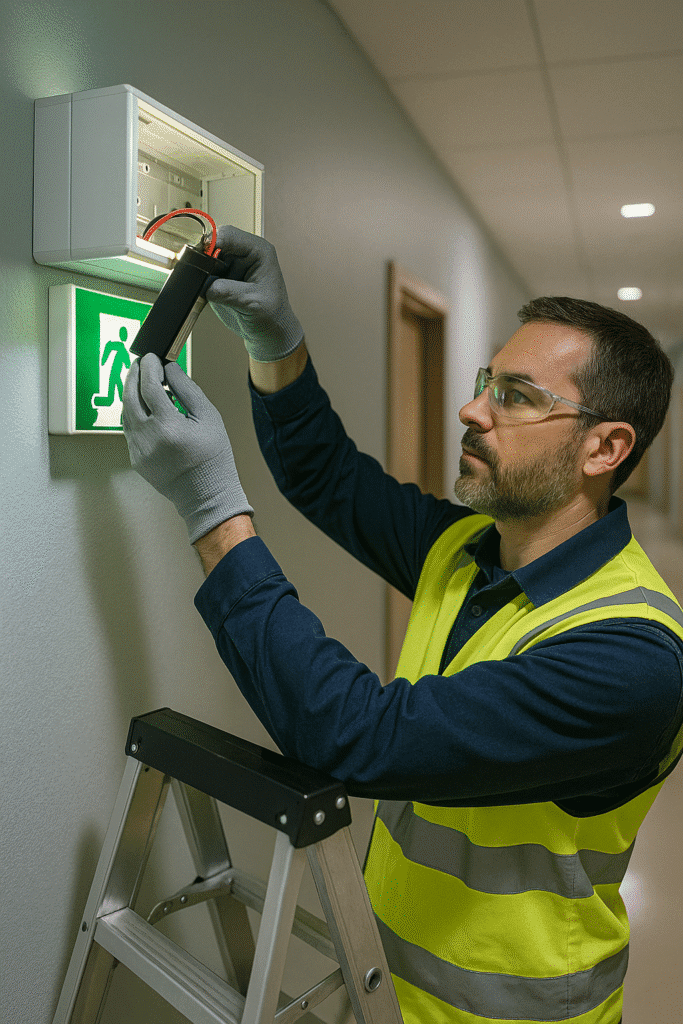 Maintenance d’un bloc autonome d’éclairage de sécurité à Lyon