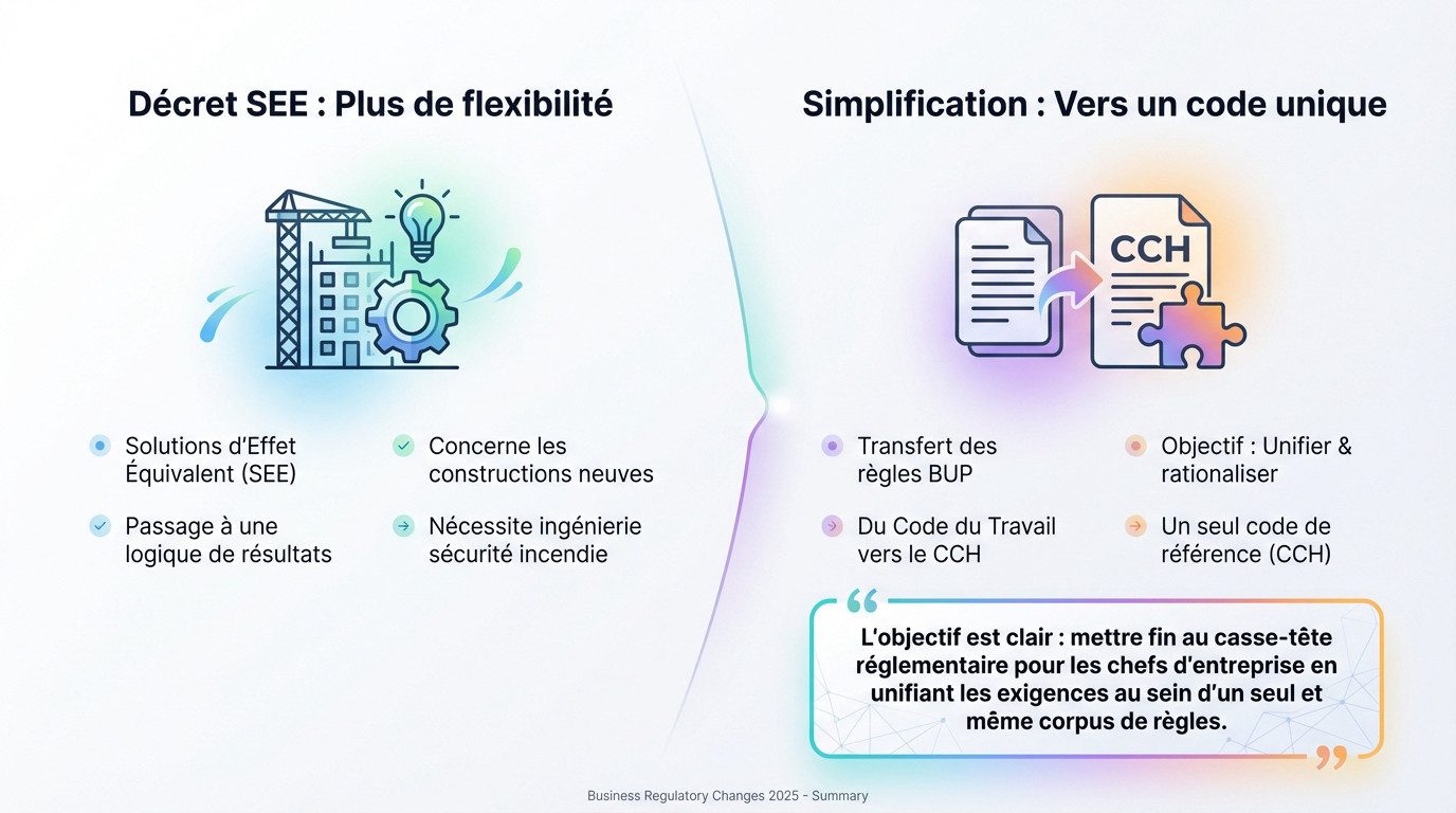 Réformes réglementaires et nouvelles obligations sécurité incendie 2025 pour les entreprises