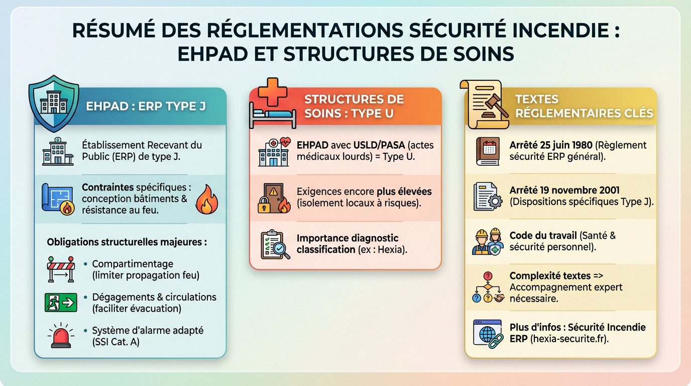 Évacuation et sécurité incendie en EHPAD et structures de soins