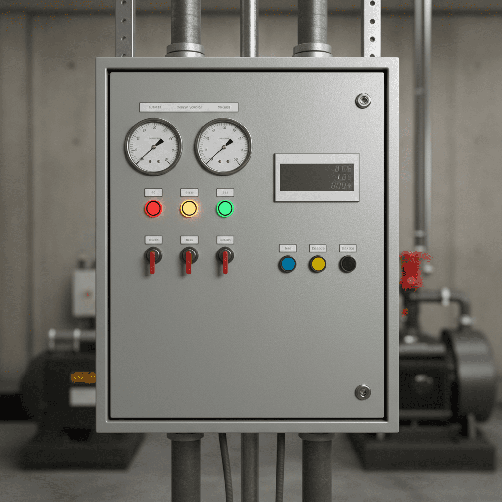 Armoire de commande électrique pour surpresseur incendie RIA