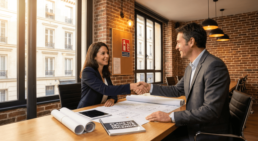 Signature de contrat de maintenance sécurité incendie à Lyon