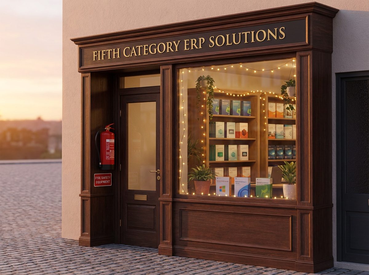 Petit commerce illustrant un ERP de 5ème catégorie