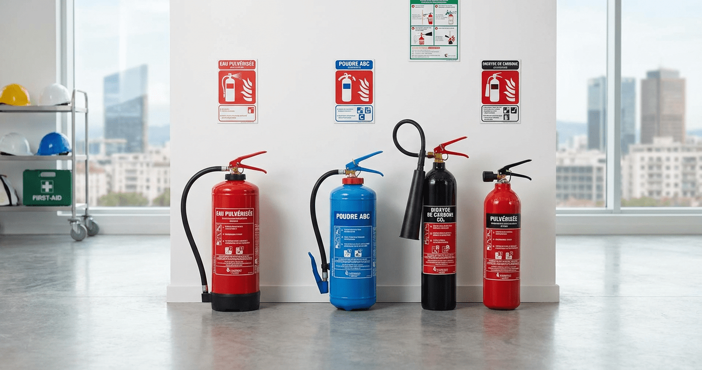 Gamme extincteurs normes NF Lyon