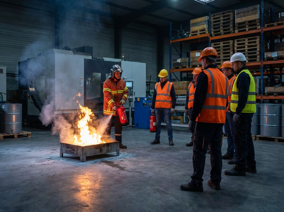 Formation sécurité incendie en milieu industriel à Vénissieux