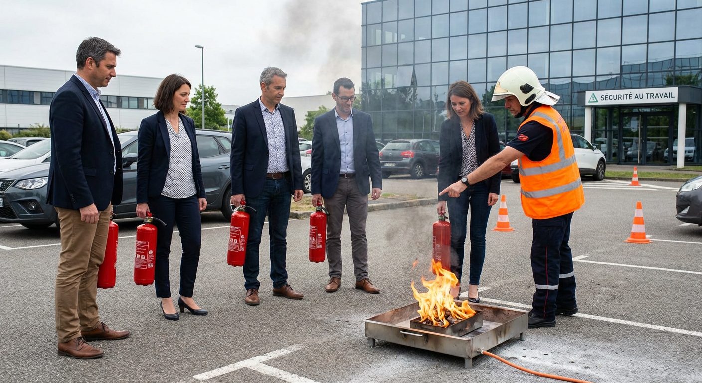 formation manipulation extincteur feu de bac parking salaries formateur