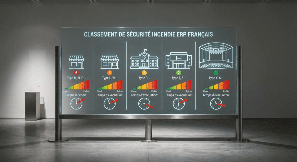 Différents types d’établissements recevant du public en France