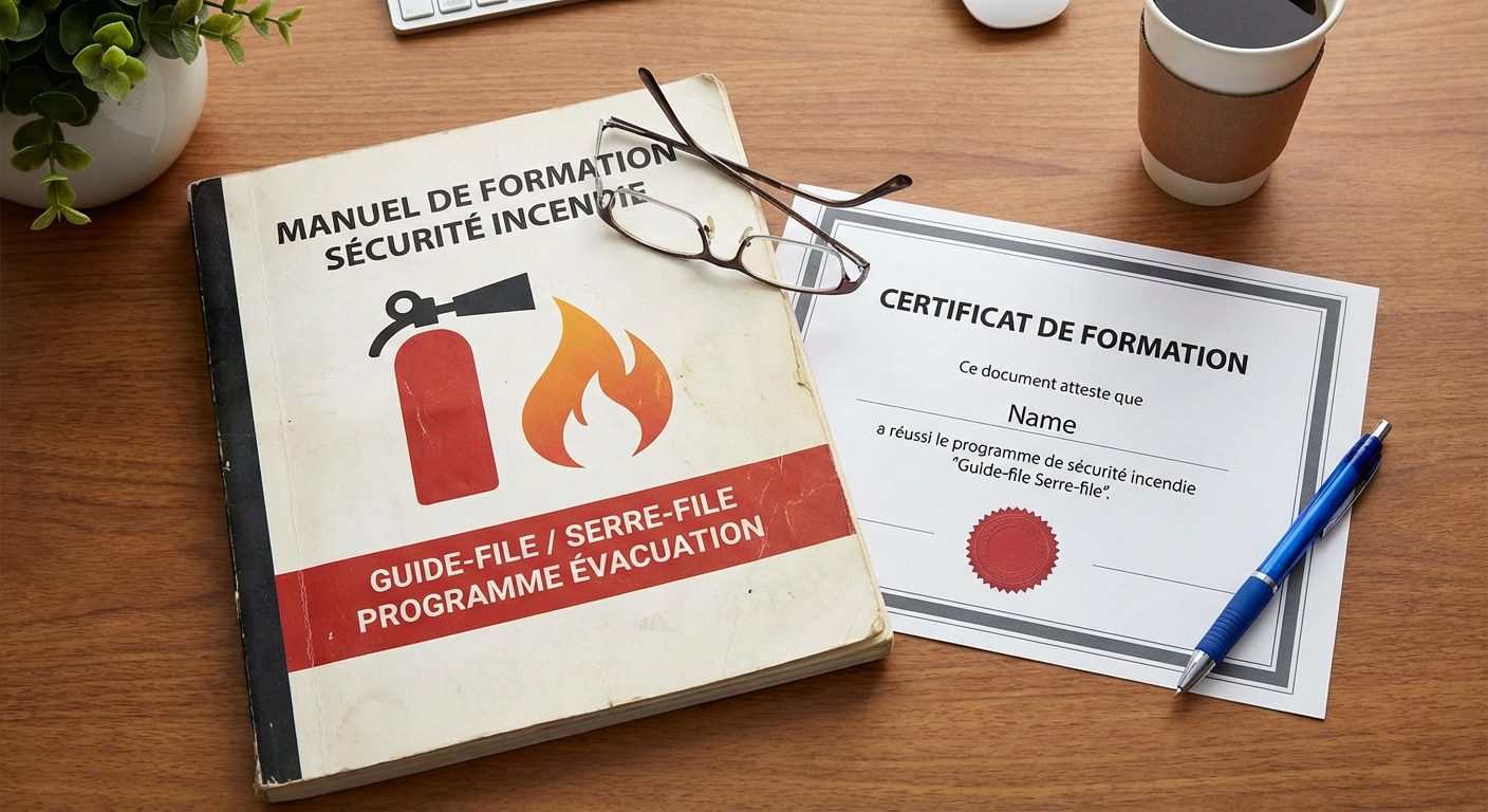 Formation guide-file et serre-file Lyon 1 Manuel et certificat formation guide-file serre-file