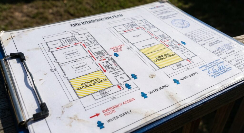 Plan d'intervention incendie Lyon 3 Plan intervention incendie detaille avec schemas batiment et acces secours