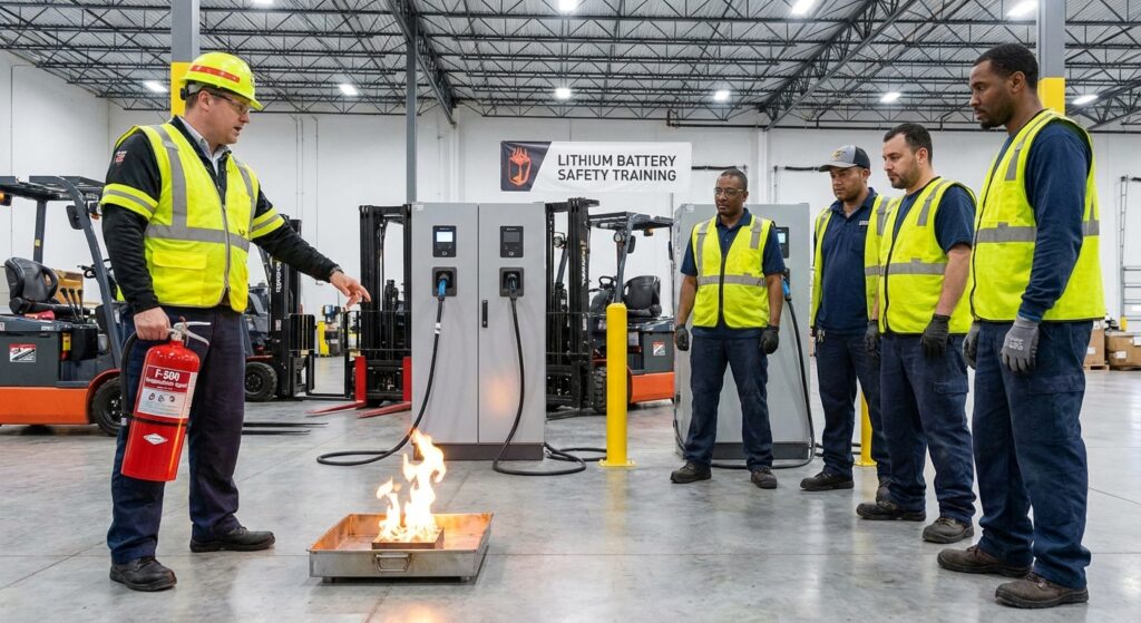 Extincteur lithium F500 Lyon Hestia Sécurité à Lyon