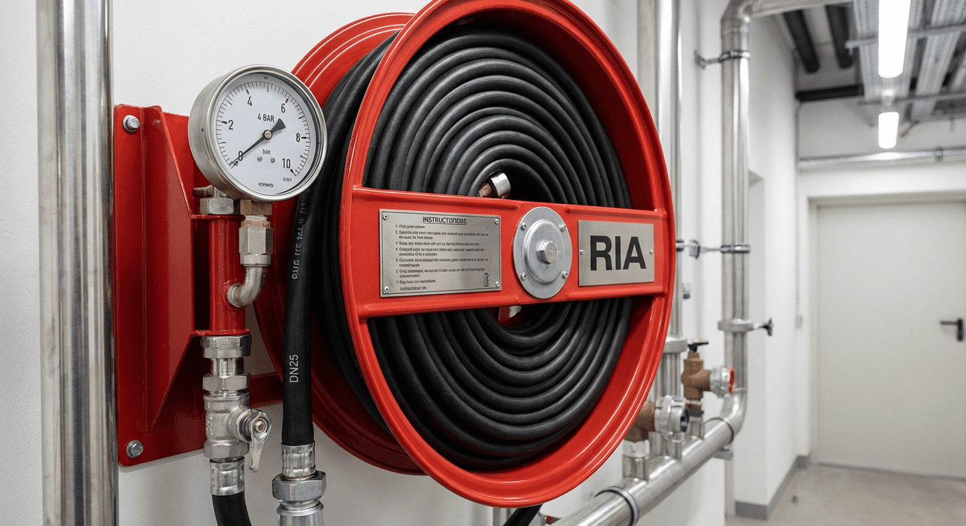 RIA avec manomètre de pression conforme aux exigences APSAD