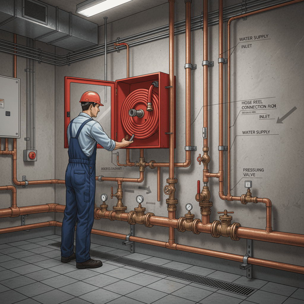 Schema de raccordement et installation RIA