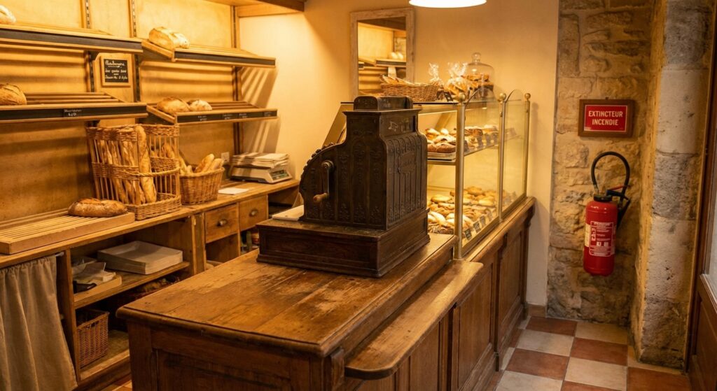 Équipement sécurité incendie dans une boulangerie ERP 5ème catégorie