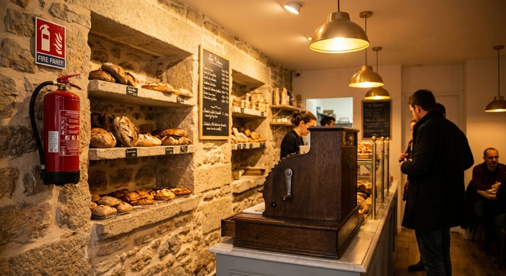 Extincteur et signalétique obligatoire dans un commerce de proximité