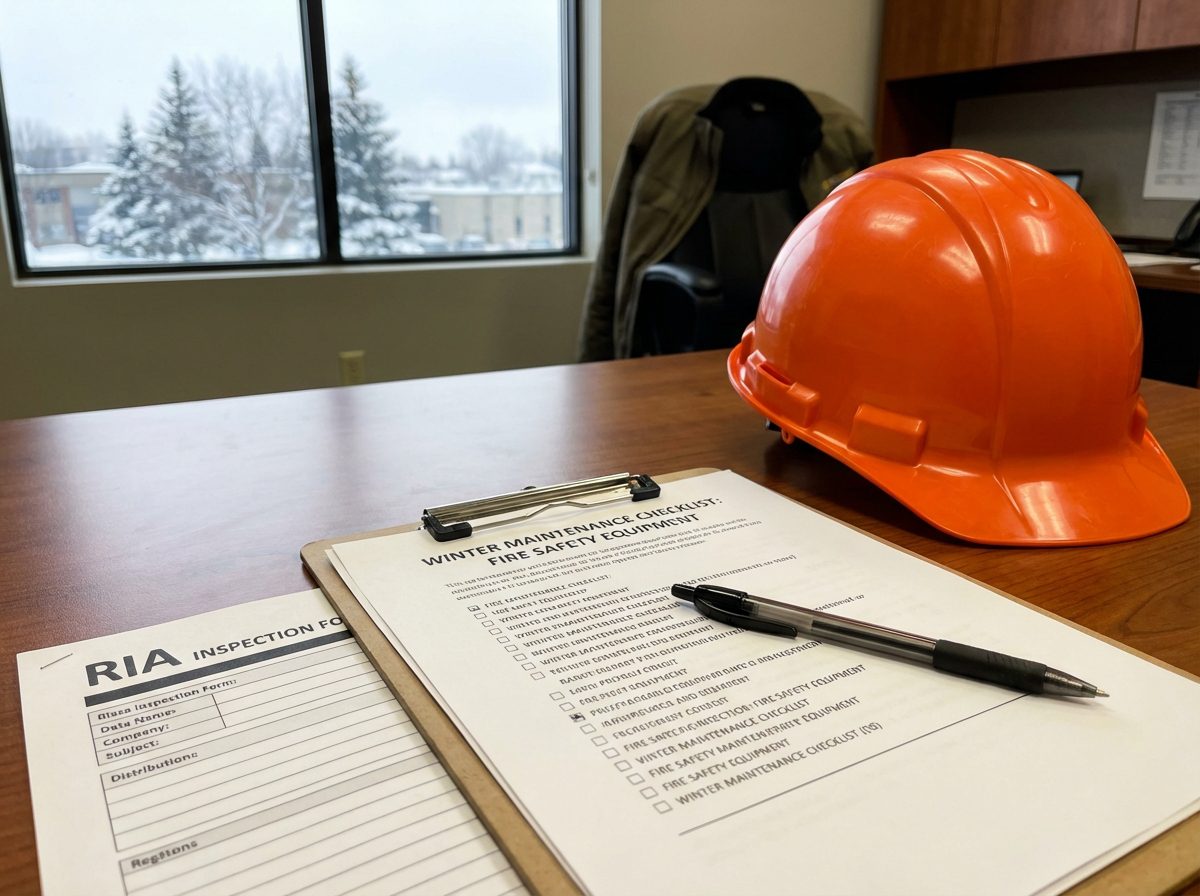 Document checklist de maintenance hivernale pour les equipements de securite incendie RIA
